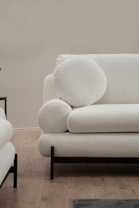 Atelier Del Sofa Sofá Livorno 2 Plazas Blanco 188x92x85 cm